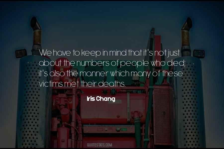 Iris Chang Quotes #1616676