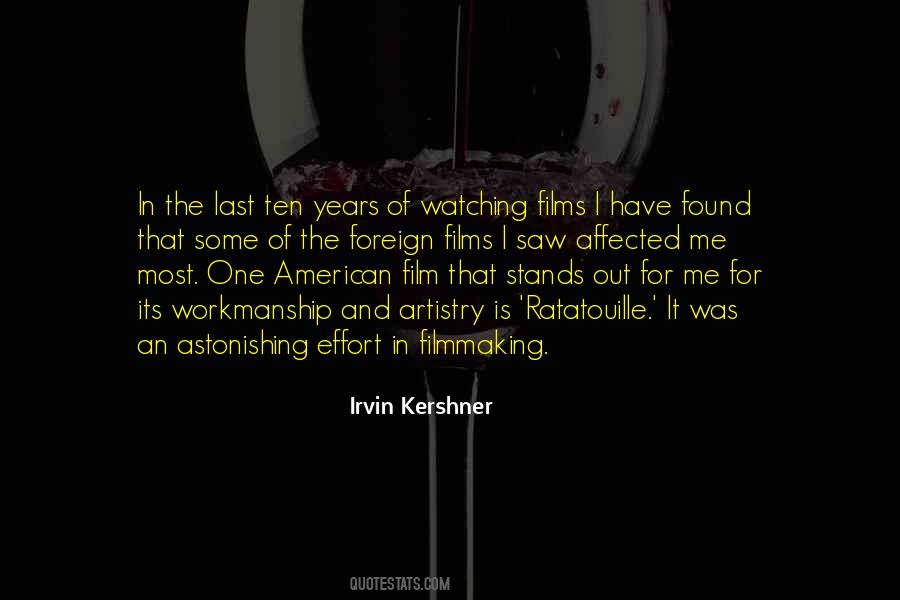Irvin Kershner Quotes #1008230