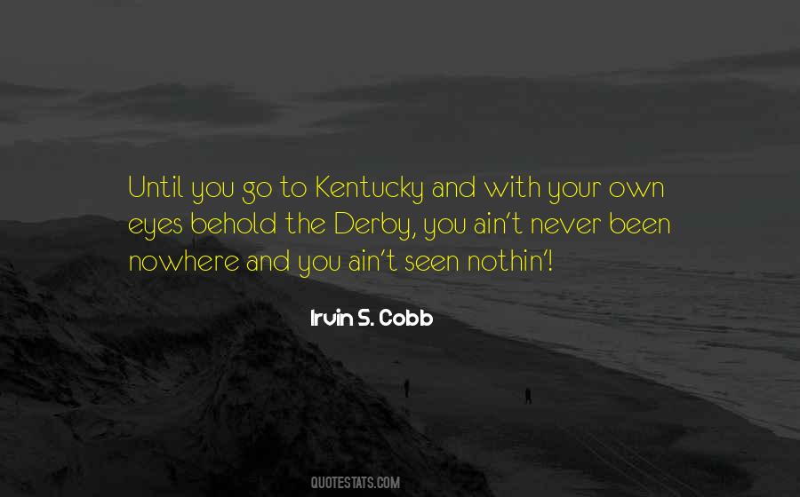 Irvin S. Cobb Quotes #1511737