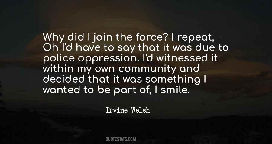 Irvine Welsh Quotes #1822789