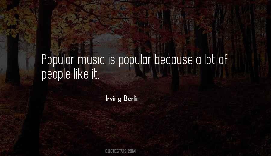 Irving Berlin Quotes #78809