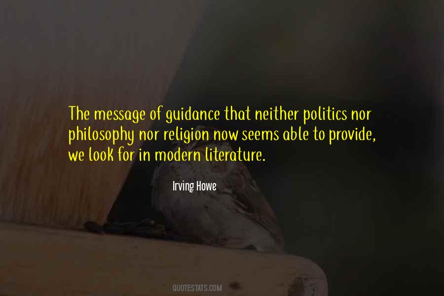 Irving Howe Quotes #1824698