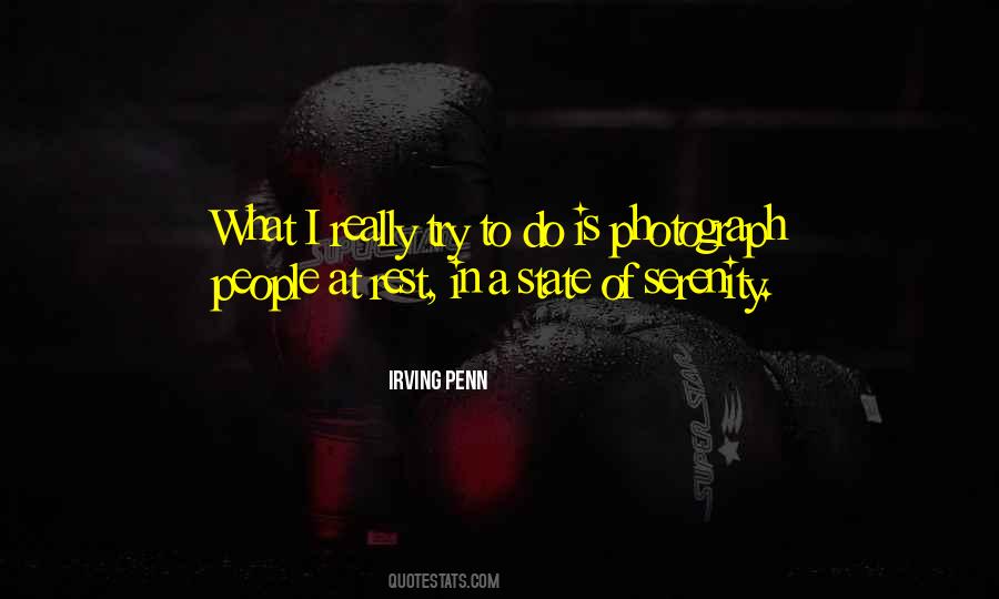 Irving Penn Quotes #1399490