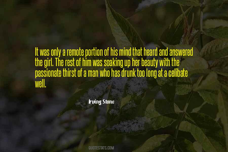 Irving Stone Quotes #19369