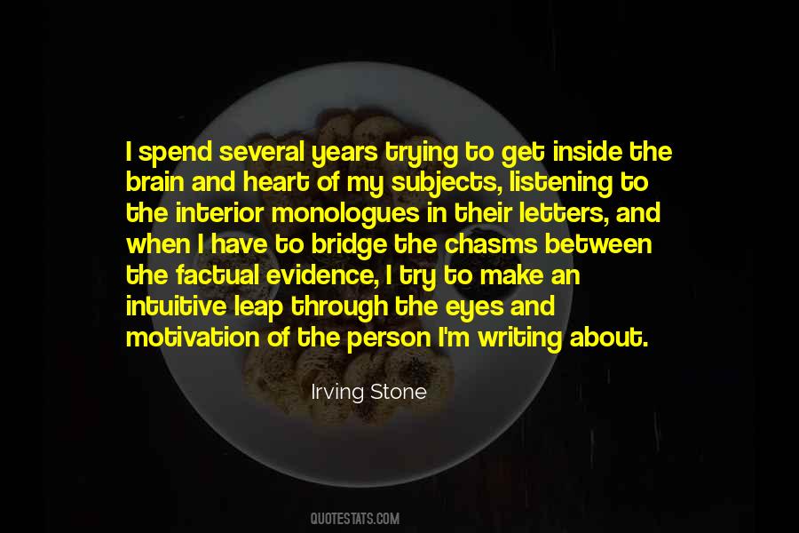 Irving Stone Quotes #396761