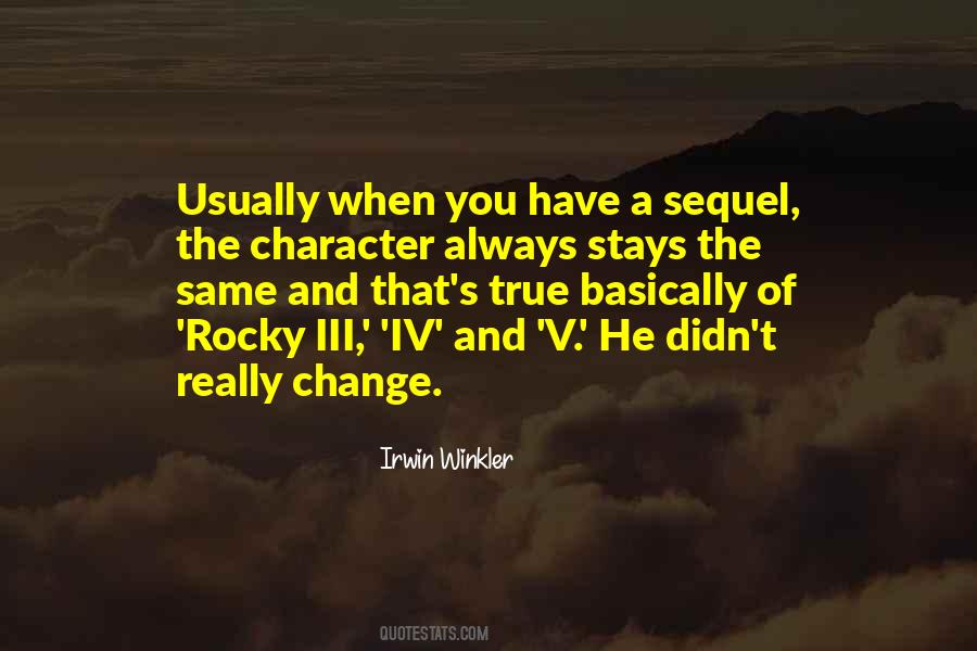 Irwin Winkler Quotes #319527