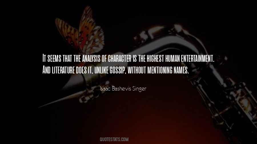 Isaac Bashevis Singer Quotes #1331666