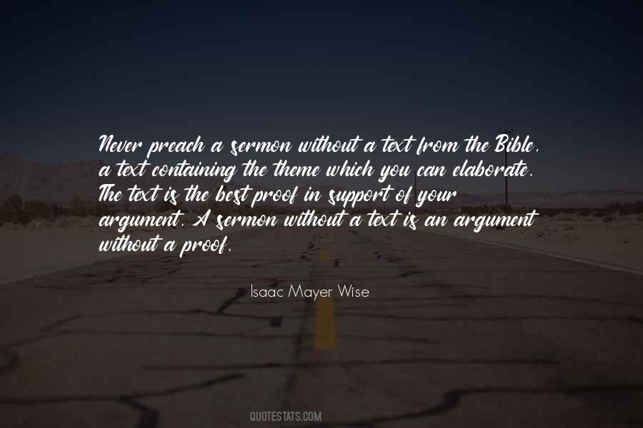 Isaac Mayer Wise Quotes #432522