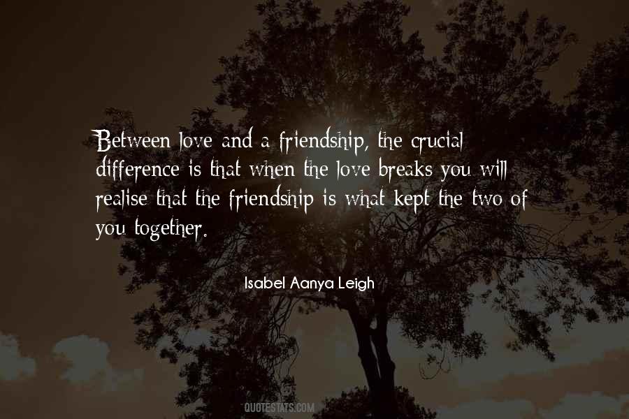Isabel Aanya Leigh Quotes #1189455