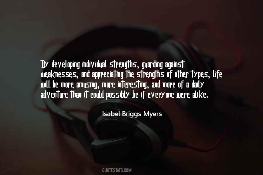 Isabel Briggs Myers Quotes #714964