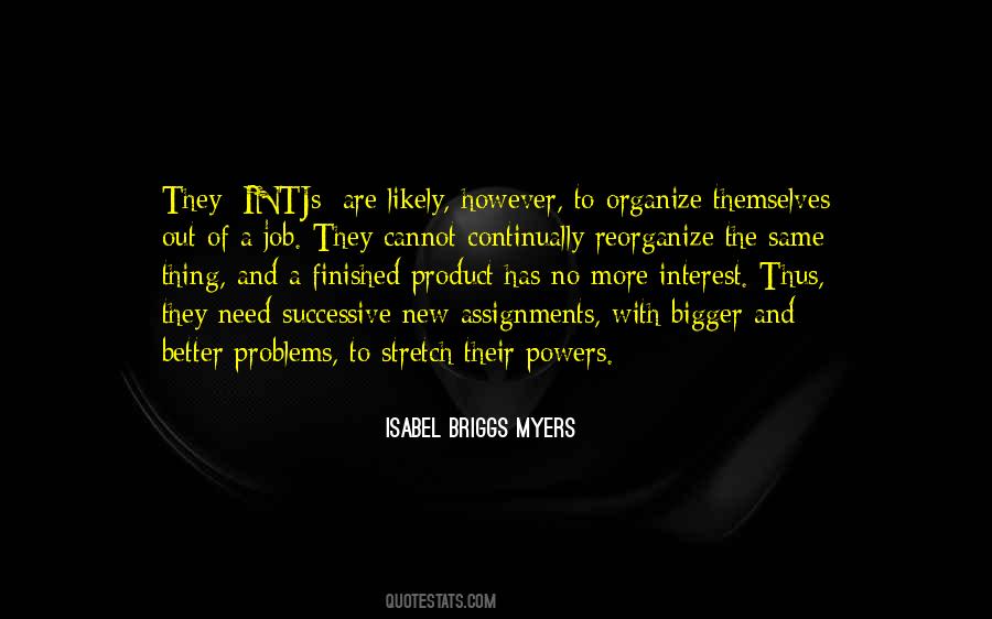 Isabel Briggs Myers Quotes #907847