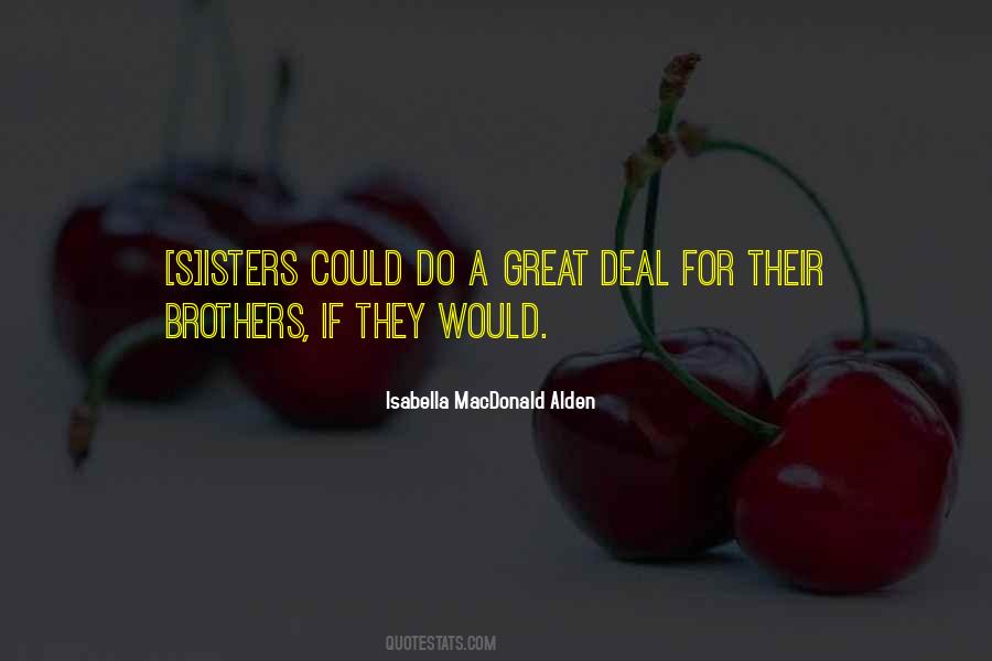 Isabella MacDonald Alden Quotes #1107131