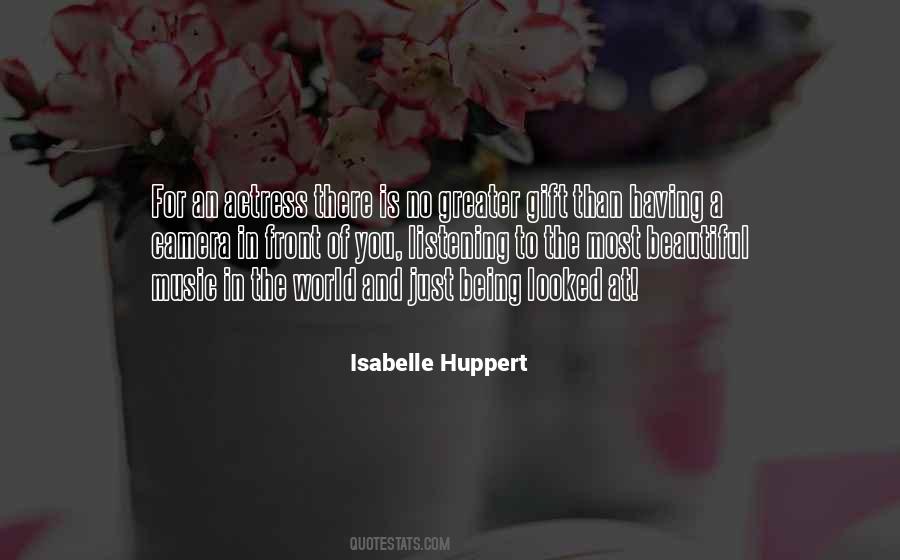 Isabelle Huppert Quotes #1333289