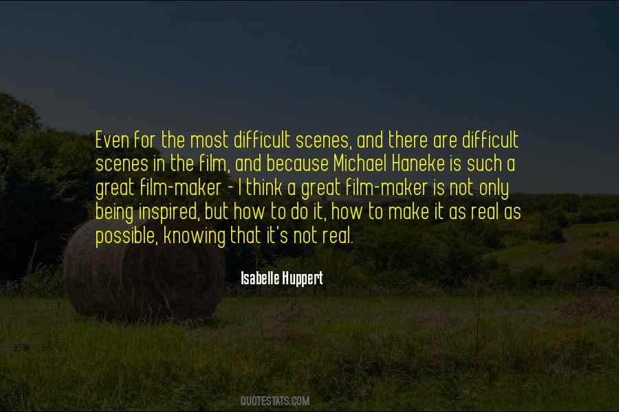 Isabelle Huppert Quotes #1573346