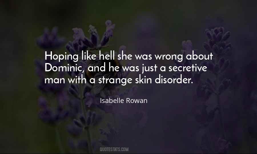 Isabelle Rowan Quotes #1602496