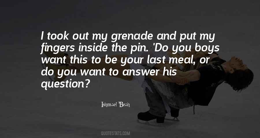 Ishmael Beah Quotes #164165