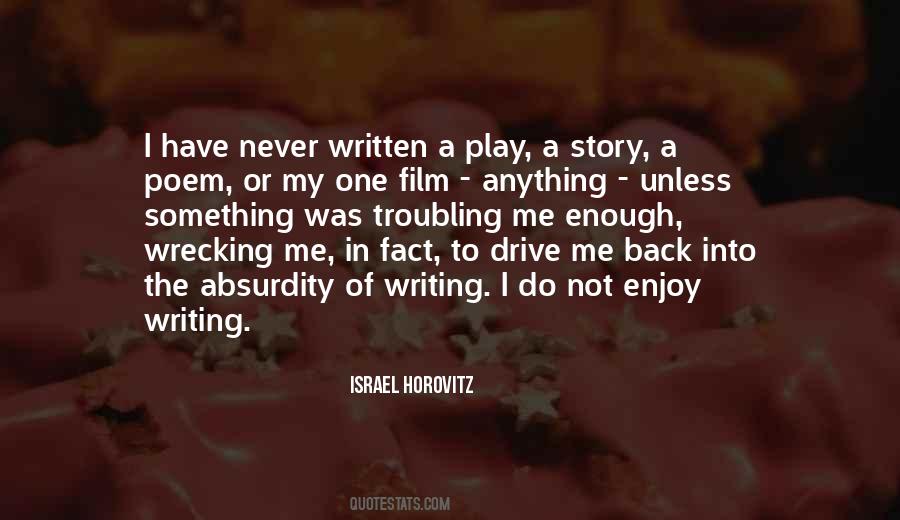 Israel Horovitz Quotes #1031847