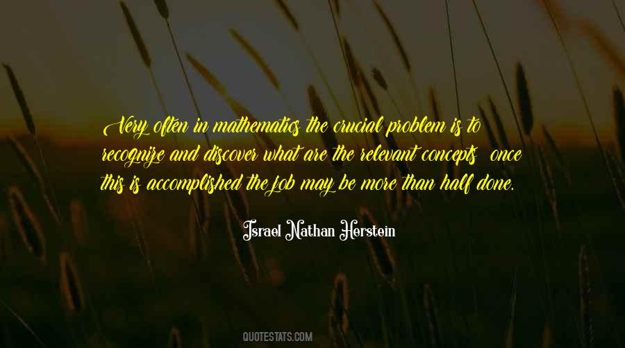 Israel Nathan Herstein Quotes #750417