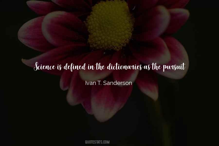 Ivan T. Sanderson Quotes #981766 Ivan T. Sanderson Quotes #981766