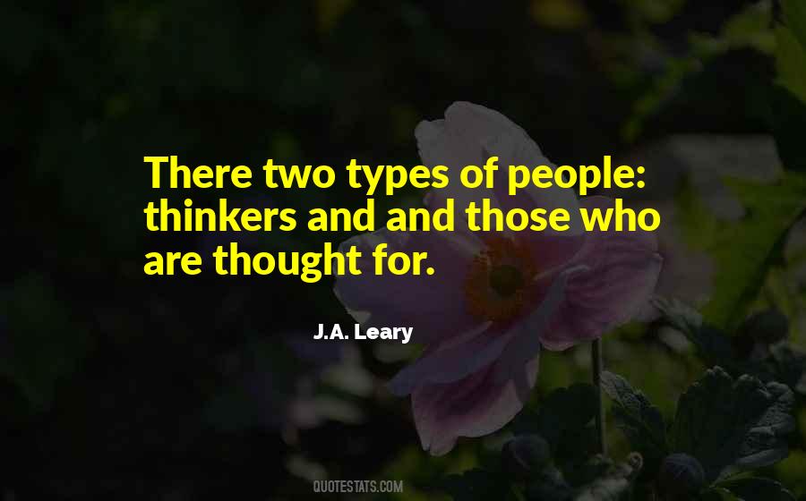 J.A. Leary Quotes #425946