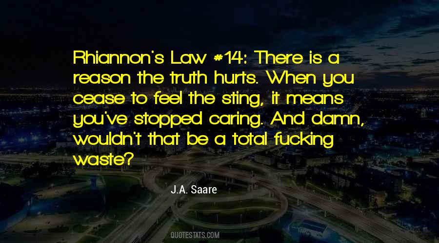 J.A. Saare Quotes #1326624