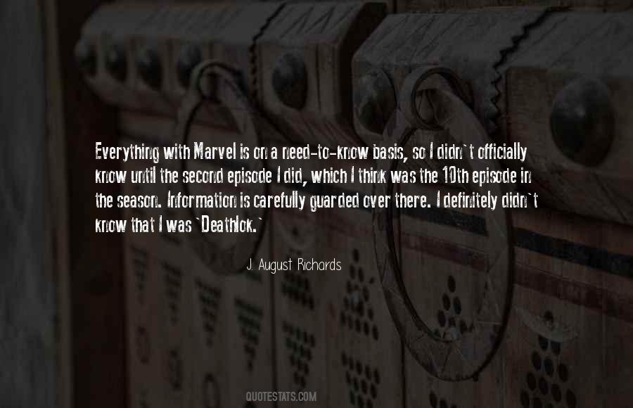 J. August Richards Quotes #820112