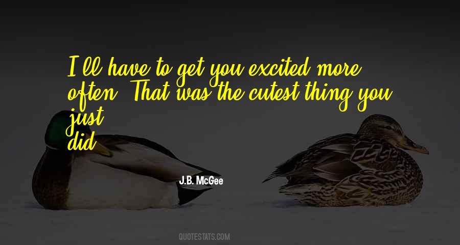 J.B. McGee Quotes #1204920