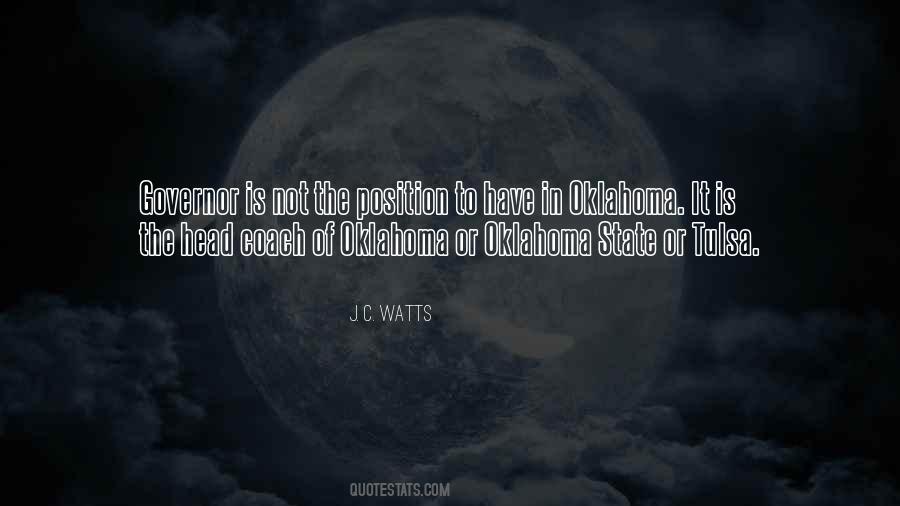 J. C. Watts Quotes #877896