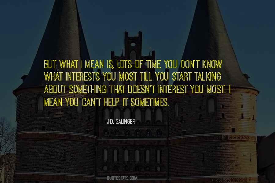 J.D. Salinger Quotes #1197909