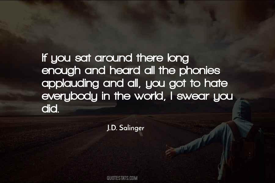 J.D. Salinger Quotes #1671090