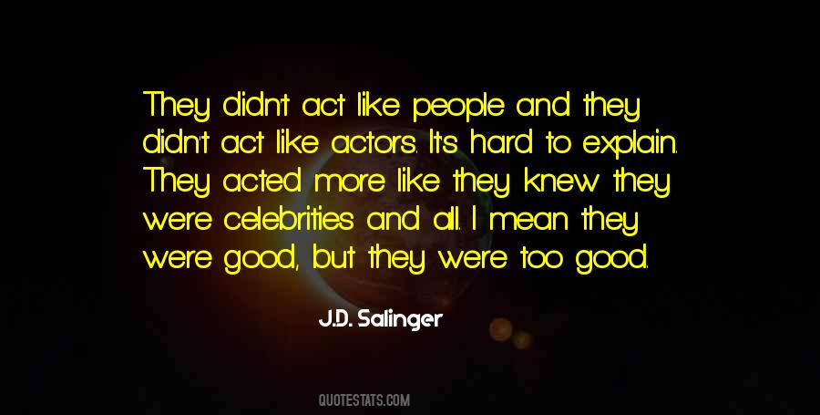 J.D. Salinger Quotes #271457