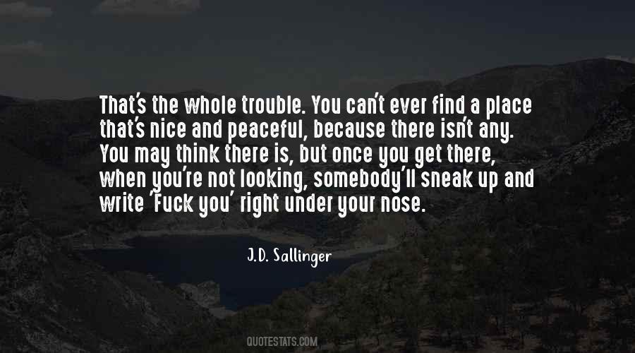 J.D. Sallinger Quotes #164547 J.D. Sallinger Quotes #164547