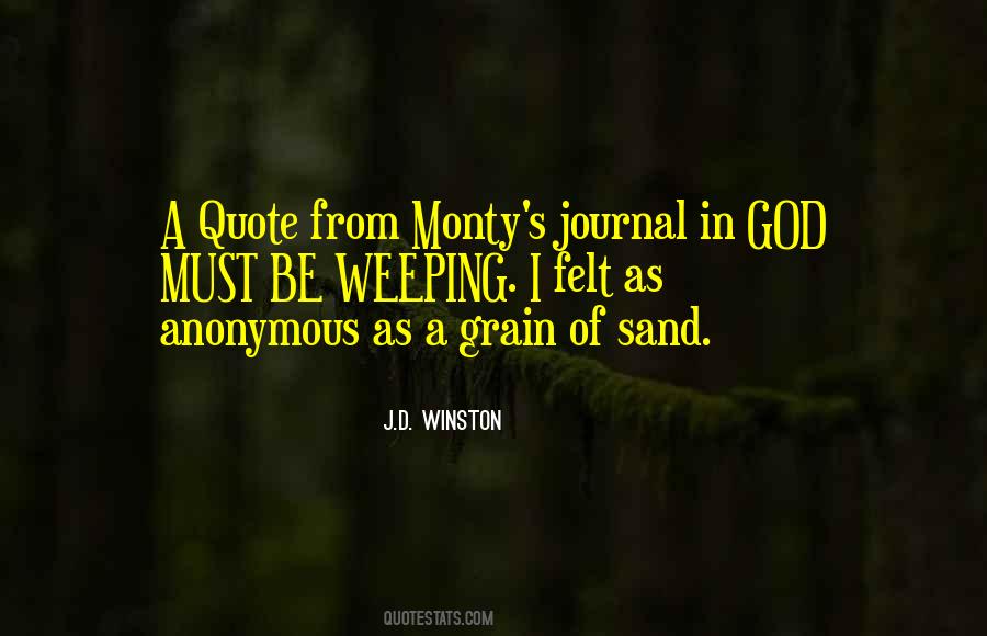 J.D. Winston Quotes #204944 J.D. Winston Quotes #204944