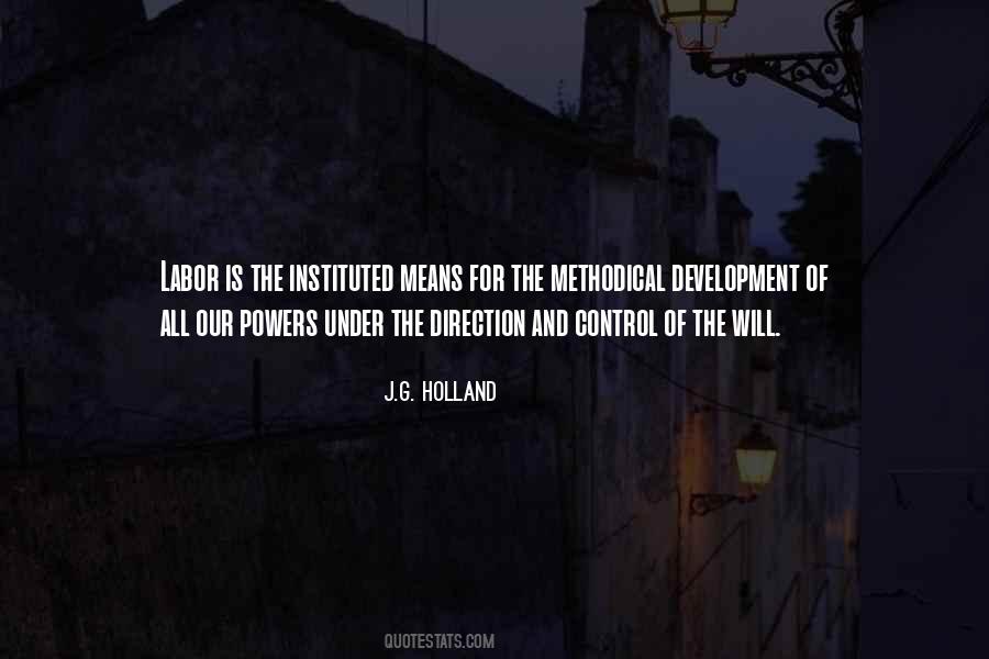 J.G. Holland Quotes #1551805