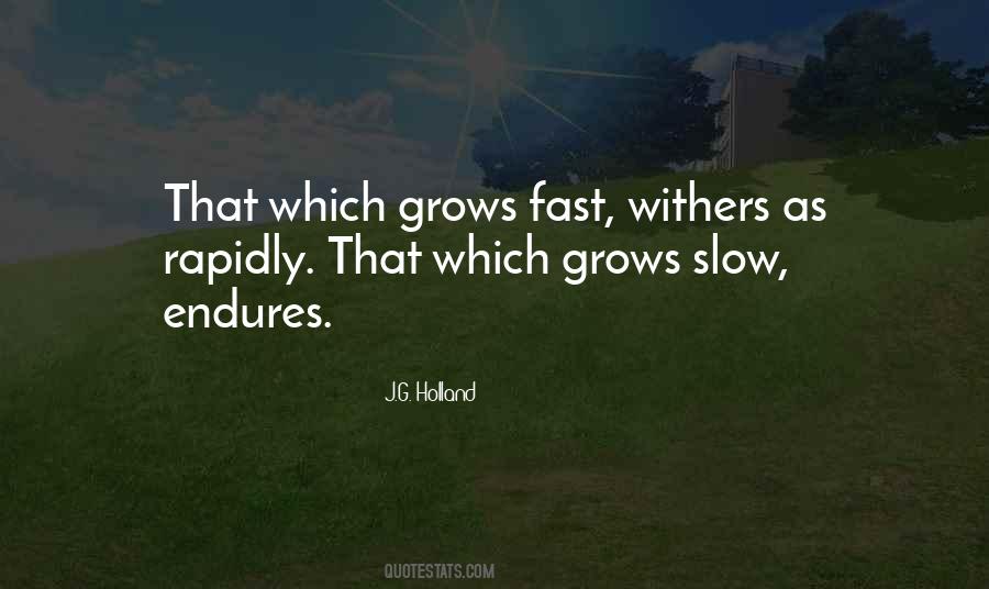 J.G. Holland Quotes #240343