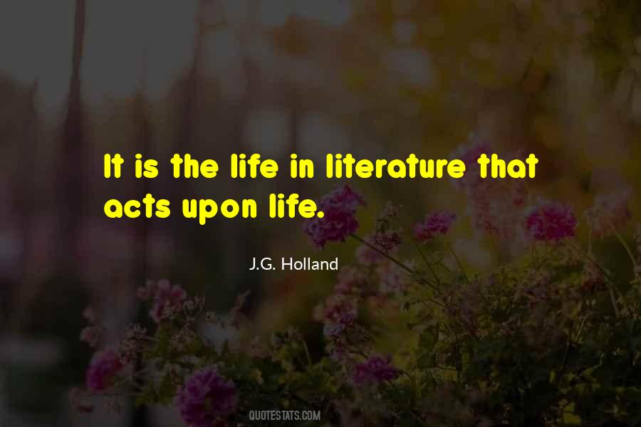 J.G. Holland Quotes #723448