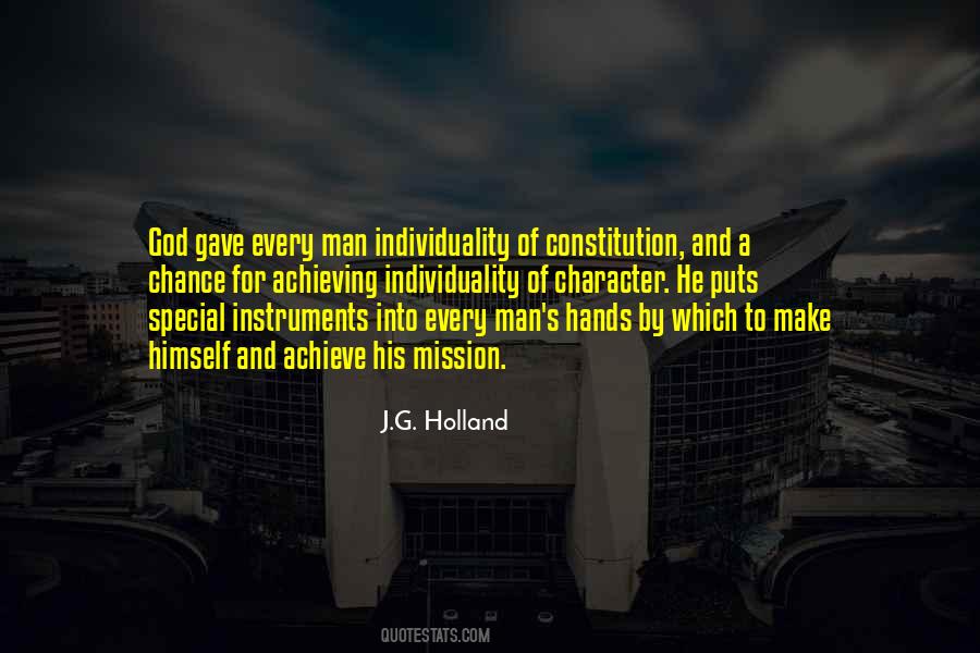 J.G. Holland Quotes #745408