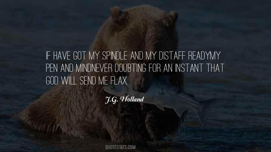 J.G. Holland Quotes #881183
