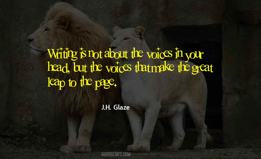 J.H. Glaze Quotes #449909