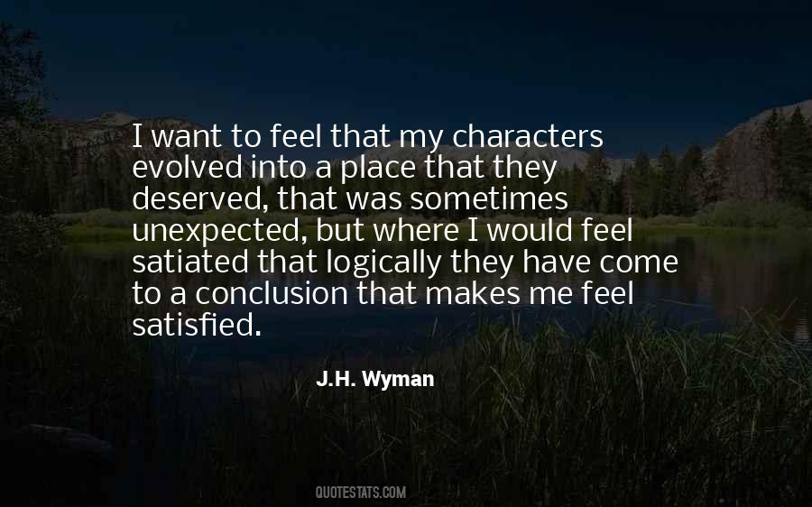 J.H. Wyman Quotes #602229