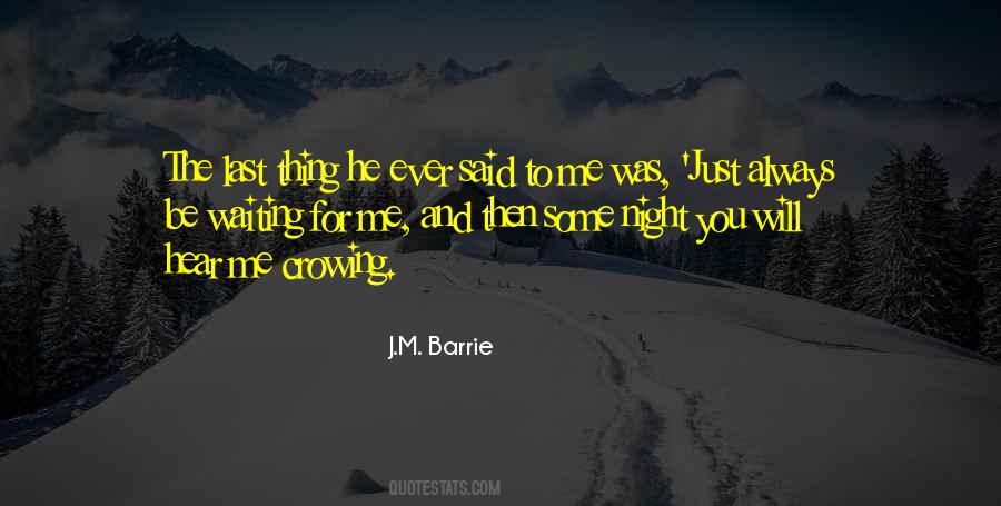 J.M. Barrie Quotes #1195192