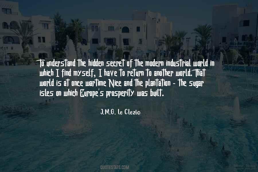 J.M.G. Le Clezio Quotes #1174597