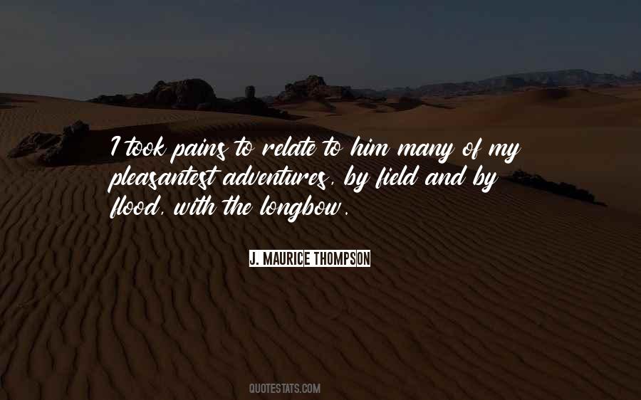 J. Maurice Thompson Quotes #75251