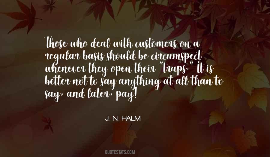 J. N. HALM Quotes #1411669