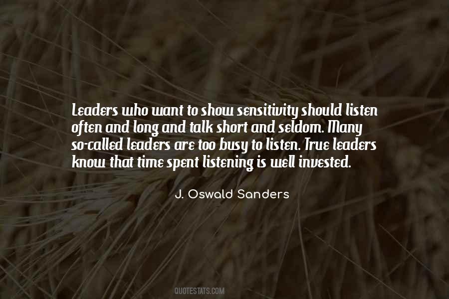 J. Oswald Sanders Quotes #896041