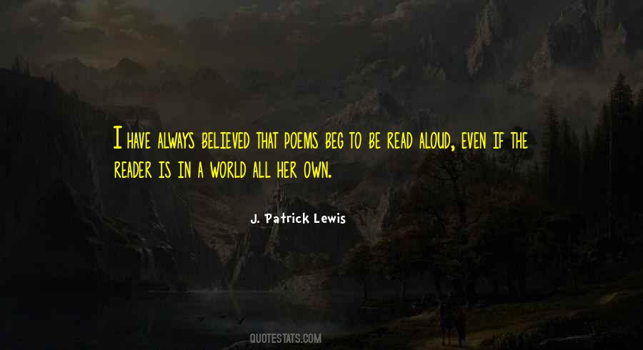 J. Patrick Lewis Quotes #847362