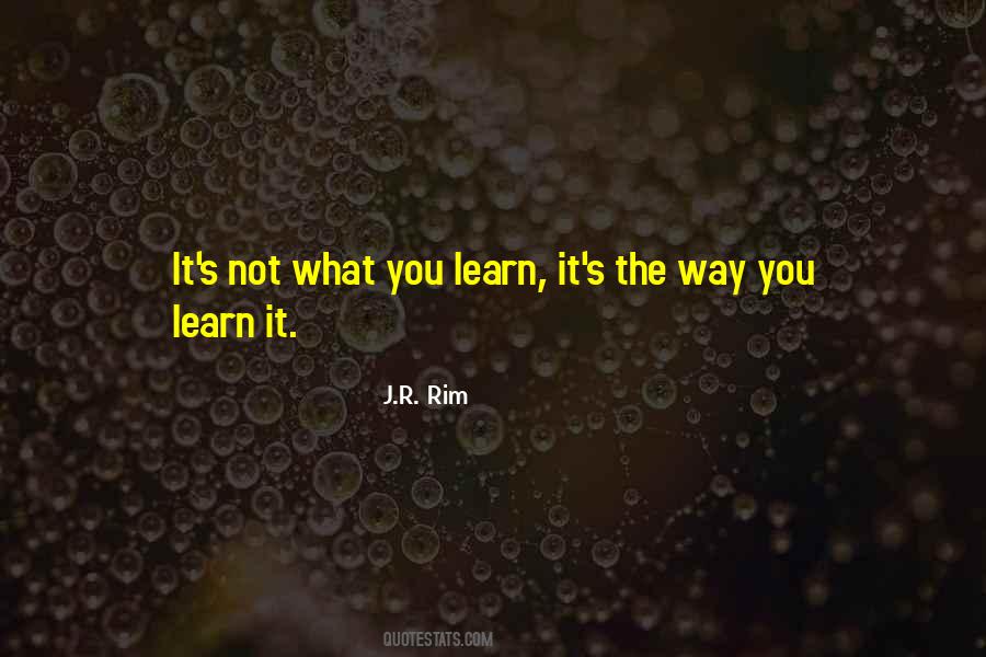 J.R. Rim Quotes #1831657