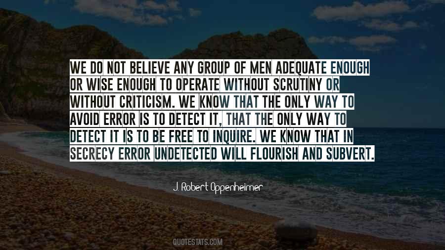 J. Robert Oppenheimer Quotes #1199995