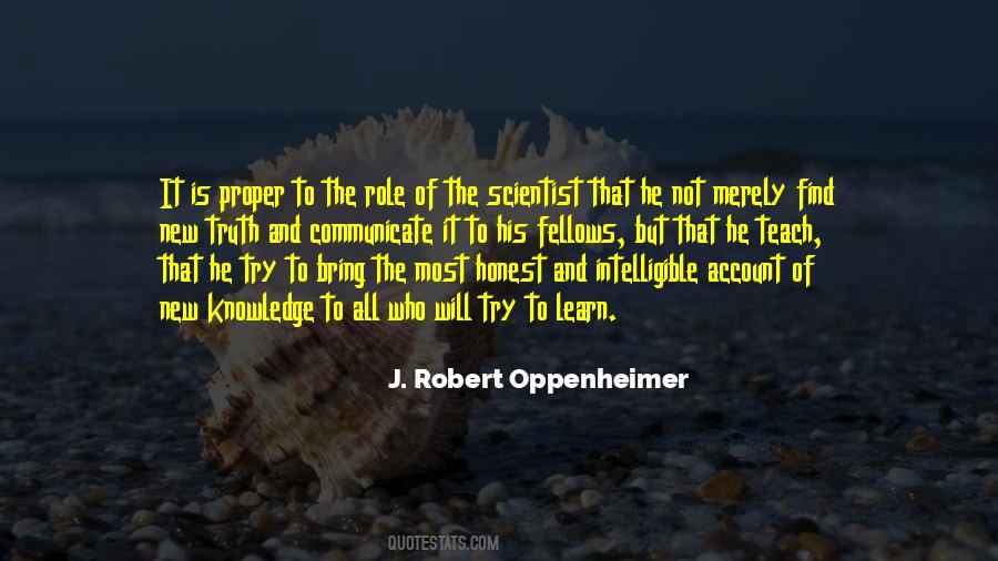 J. Robert Oppenheimer Quotes #195018