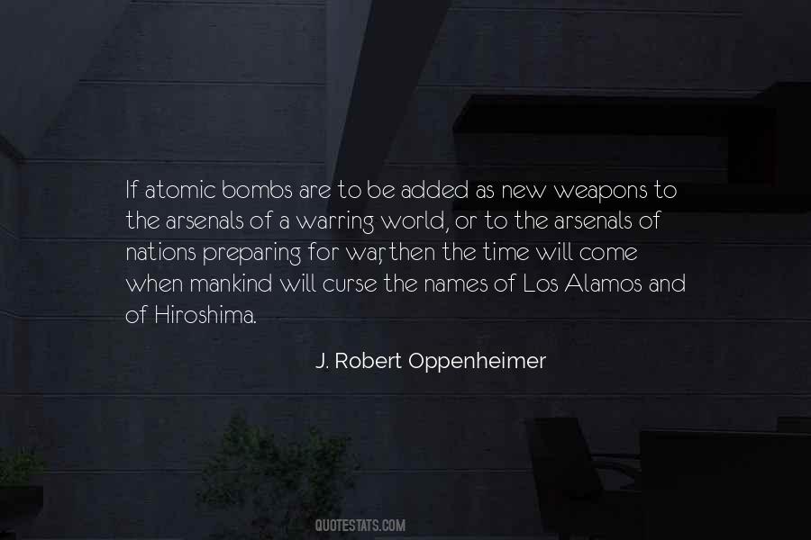 J. Robert Oppenheimer Quotes #862285